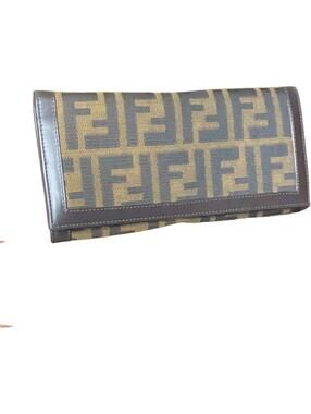 Fendi Vintage Brown Monogram Wallet